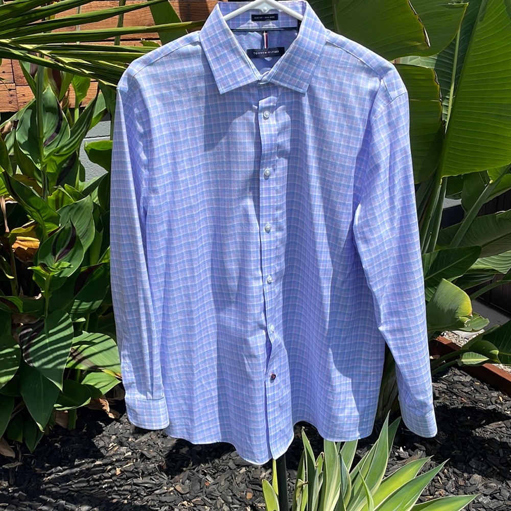 Tommy Hilfiger slim fit non iron dress shirt